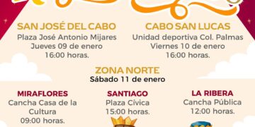 Vamos todas y todos juntos a disfrutar el festejo del Día de Los Reyes Magos que organiza el XV Ayuntamiento de Los Cabos