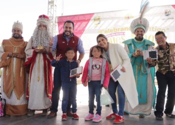 Gran Festejo del Día de Reyes Magos en La Ribera, Santiago y Miraflores, encabezado por el presidente municipal Arq. Christian Agúndez Gómez