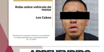 CUMPLIMENTA PGJE ORDEN DE APREHENSIÓN POR EL DELITO DE ROBO SOBRE VEHÍCULO DE MOTOR 