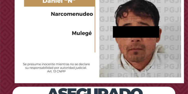 DETIENE PGJE A HOMBRE EN POSESIÓN DE NARCÓTICOS EN SANTA ROSALÍA