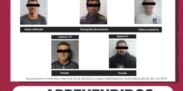 CUMPLIMENTA PGJE 7 ÓRDENES DE APREHENSIÓN 