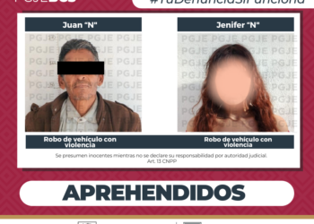 CUMPLIMENTA PGJE MANDAMIENTOS JUDICIALES A IMPUTADOS POR ROBO DE VEHÍCULO 