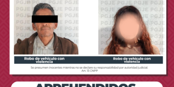 CUMPLIMENTA PGJE MANDAMIENTOS JUDICIALES A IMPUTADOS POR ROBO DE VEHÍCULO 