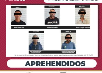 CUMPLIMENTA PGJE 4 ÓRDENES DE APREHENSIÓN 