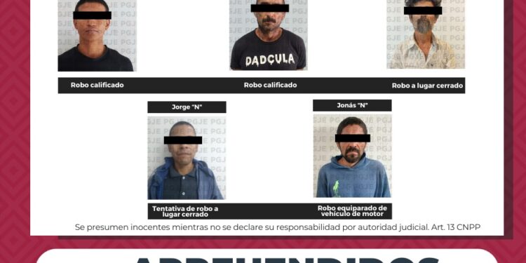 CUMPLIMENTA PGJE 4 ÓRDENES DE APREHENSIÓN 