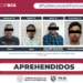 APREHENDE PGJE A CUATRO HOMBRES POR DIVERSOS DELITOS 