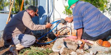 Fueron reparadas 258 fugas por OOMSAPAS La Paz en una semana