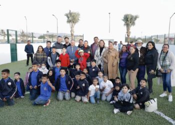 Milena Quiroga encabeza entrega del parque en fraccionamiento San Rafael y destaca apoyo empresarial