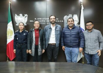 Milena Quiroga se reunió con Andrés Lajous para reforzar la movilidad de La Paz