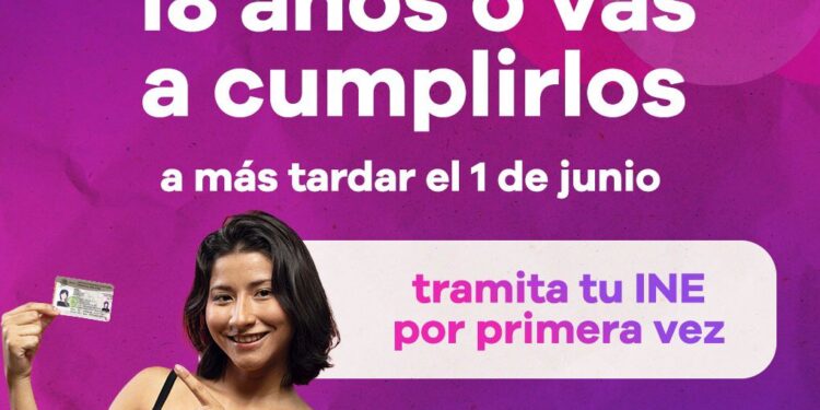 EL INE INVITA A LAS Y LOS JÓVENES A OBTENER SU CREDENCIAL PARA VOTAR POR PRIMERA VEZ