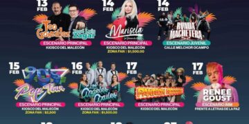 Cartelera del Carnaval de La Paz 2025: 90’s Pop Tour, Ángeles Azules, Chayanne y Más