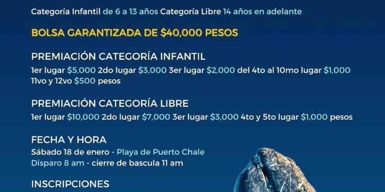 Invitan al Primer Torneo de Pesca de Orilla en Puerto Chale