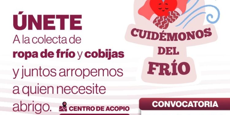 DIF Municipal La Paz invita a la colecta “Cuidémonos del Frío”