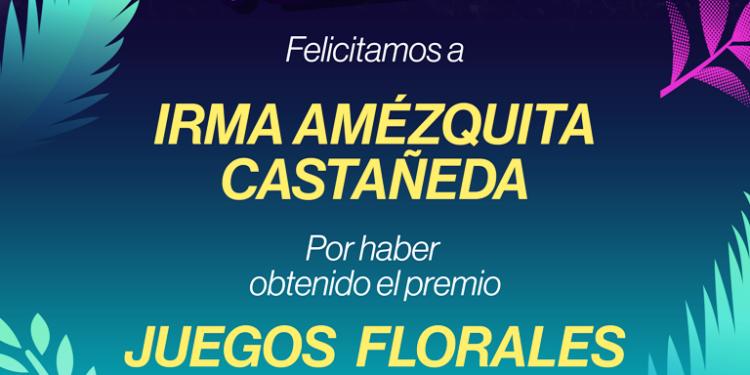 Irma Amézquita es la ganadora de los Juegos Florales del Carnaval La Paz 2025