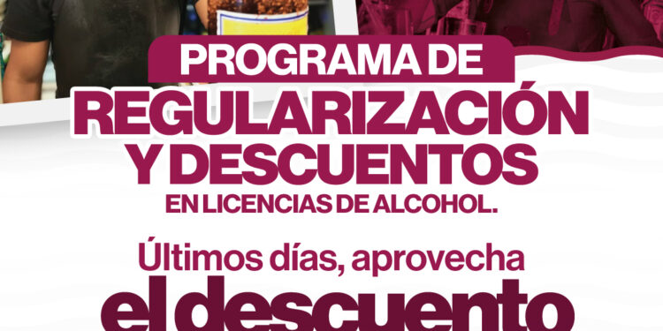 Últimos días para aprovechar descuentos y regularizar licencias de alcohol