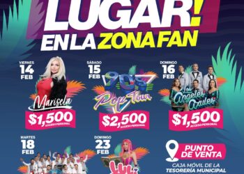 Anuncian fecha para adquirir boletos en la Zona Fan del Carnaval La Paz 2025