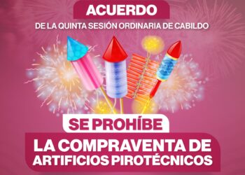 Ayuntamiento de La Paz prohíbe la compraventa de artificios pirotécnicos