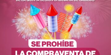 Ayuntamiento de La Paz prohíbe la compraventa de artificios pirotécnicos