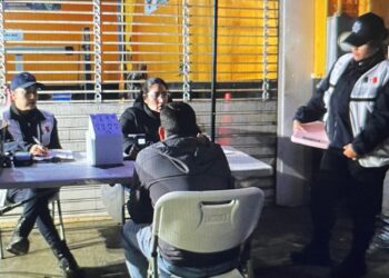 Implementa Policía Municipal operativo de alcoholimetría por la seguridad vial