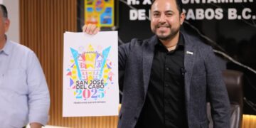 Presenta alcalde de Los Cabos Christian Agúndez el diseño ganador de las Fiestas Tradicionales San José del Cabo 2025
