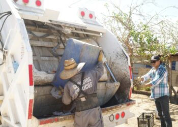 En una semana,  Servicios Públicos de Los Cabos retiró casi 3 mil toneladas de residuos en todo el municipio