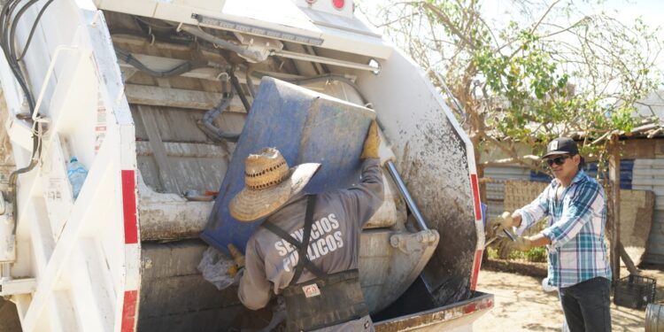 En una semana,  Servicios Públicos de Los Cabos retiró casi 3 mil toneladas de residuos en todo el municipio