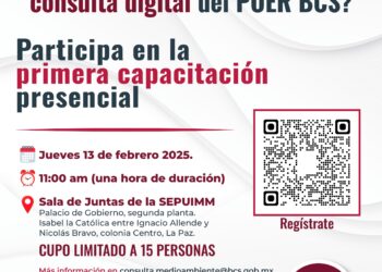 Invitan a participar en el curso de consulta digital de Ordenamiento Ecológico Regional de BCS
