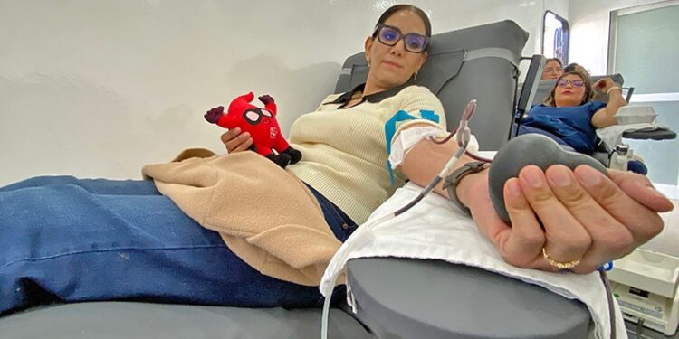 Proyecta Salud Estatal efectuar más de 80 colectas extramuros de sangre en 2025