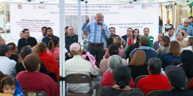 El bienestar llega a más colonias de Los Cabos: VMCC