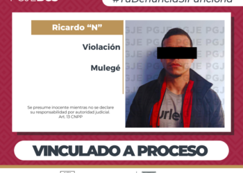 EN PRISIÓN PREVENTIVA QUEDA IMPUTADO POR VIOLACIÓN 