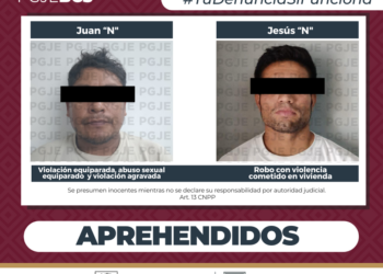 CUMPLIMENTA PGJE 3 ÓRDENES DE APREHENSIÓN POR DIVERSOS DELITOS