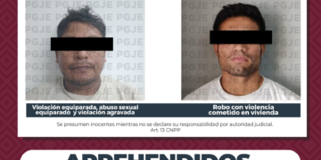 CUMPLIMENTA PGJE 3 ÓRDENES DE APREHENSIÓN POR DIVERSOS DELITOS