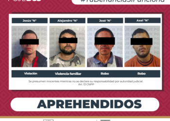 CUMPLIMENTA PGJE A 4 MANDAMIENTOS JUDICIALES POR DIVERSOS DELITOS