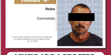 POR ROBO EN CIUDAD CONSTITUCIÓN PGJE OBTIENE VINCULACIÓN A PROCESO DE “EL FRANK” 