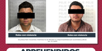 APREHENDE PGJE A IMPUTADOS POR ROBO CON VIOLENCIA EN LA PAZ Y LOS CABOS