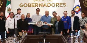 Baja California Sur se suma a la Clase Nacional de Boxeo; VMCC firma cinturón de la Paz
