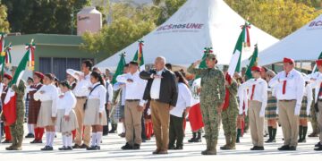 Celebra el Gobierno de BCS el Día de la Bandera Nacional: VMCC