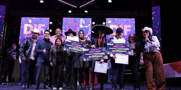 DIF Municipal anuncia a los ganadores del Concurso de Canto Infantil y Juvenil “Tu voz es La Paz”
