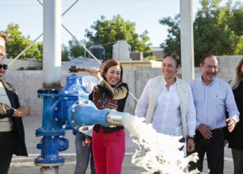 Milena Quiroga garantiza más agua con obra hidráulica en Miramar
