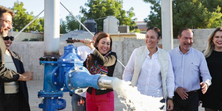 Milena Quiroga garantiza más agua con obra hidráulica en Miramar