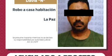 QUEDA EN PRISIÓN PREVENTIVA POR ROBO EN LA PAZ