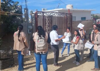 INE BCS REALIZA LA VERIFICACIÓN NACIONAL MUESTRAL 2025