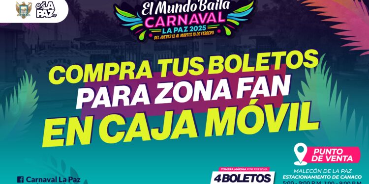 Adquiere tus boletos para la Zona Fan de Los Ángeles Azules y La Arrolladora en el malecón