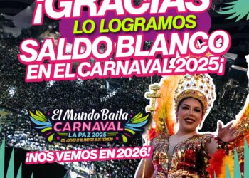 Milena Quiroga anuncia saldo blanco en Carnaval La Paz 2025