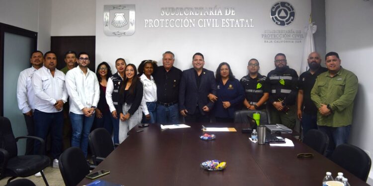 Reafirma diputado Erick Ivan Agundez Cervantes su compromiso con la Protección Civil en BCS