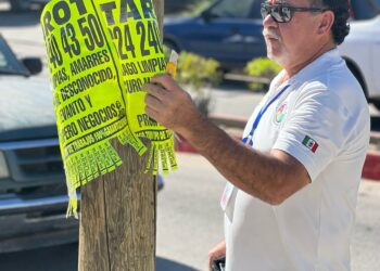 Continúan operativos contra publicidad invasiva en vía pública de Los Cabos