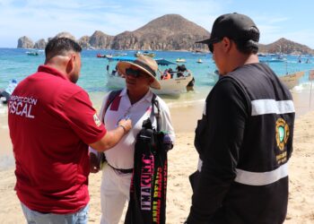 Por Spring break, supervisan puestos de seguridad y auxilio en playa El Médano 