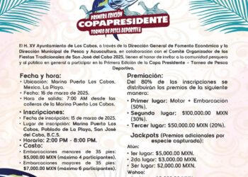 Invitan a participar en la primera edición del torneo de pesca deportiva “Copa Presidente”