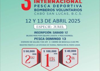 Torneo de pesca de Bomberos CSL prioriza el respeto a las ballenas en costas de Los Cabos