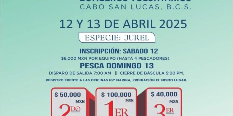 Torneo de pesca de Bomberos CSL prioriza el respeto a las ballenas en costas de Los Cabos